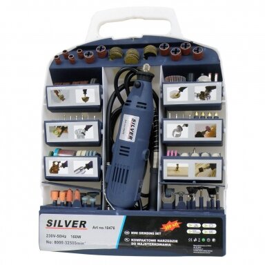 Graveris / šlifuoklis su lanksčiu ilgintuvu ir aksesuarais 270W 300vnt. S10476 Graveris / šlifuoklis su lanksčiu ilgintuvu ir aksesuarais 270W 300vnt. S10476