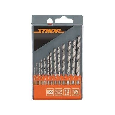 Grąžtų metalui rinkinys 13vnt. 2-8mm HSS Grąžtų metalui rinkinys 13vnt. 2-8mm HSS