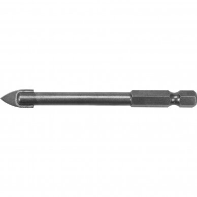 Grąžtas stiklui ir plytelėms HEX antgalis 1/4" 5-12mm Grąžtas stiklui ir plytelėms HEX antgalis 1/4" 5-12mm