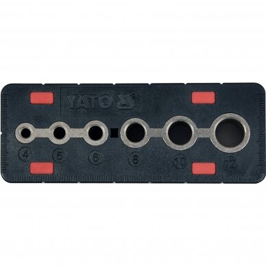 Šablonas - Priedas gręžimui kampu 4-12mm 2 Šablonas - Priedas gręžimui kampu 4-12mm 2