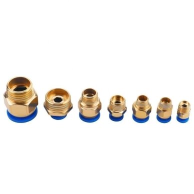 Greitų jungčių rinkinys 4-16mm (1/8"+1/4"+1/2") 72vnt. 1