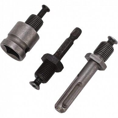 Griebtuvas grąžtui 2-13mm 1/2 su adapteriais 4vnt 4 Griebtuvas grąžtui 2-13mm 1/2 su adapteriais 4vnt 4
