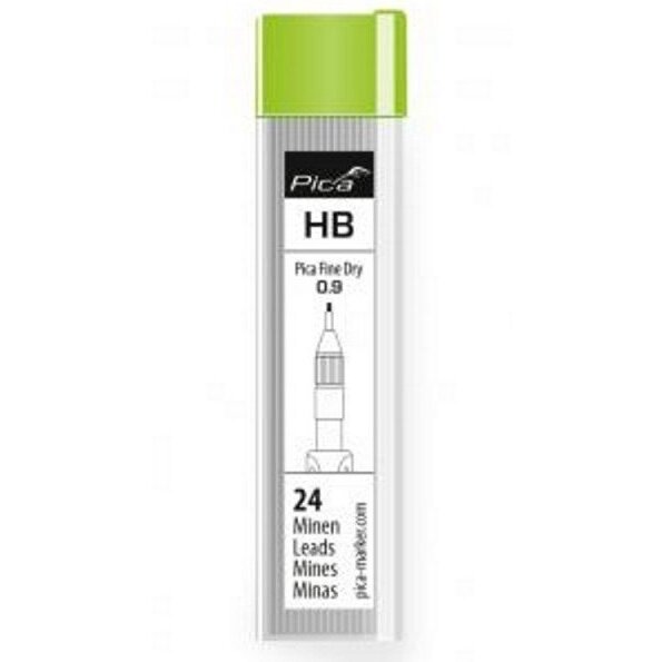 Grafitinės šerdys PICA HB 0.9mm 24vnt.