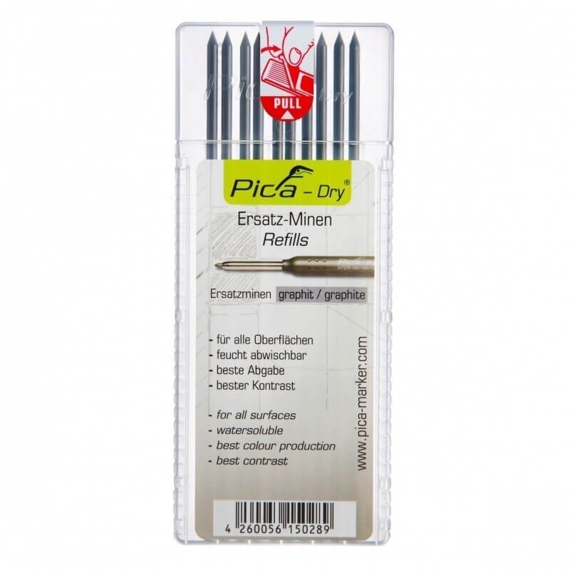 Grafitinės šerdys PICA 2.8mm 10vnt. Grafitinės šerdys PICA 2.8mm 10vnt.