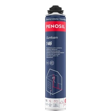 Gunfoam 146 PENOSIL montažinės putos 750ml. Gunfoam 146 PENOSIL montažinės putos 750ml.