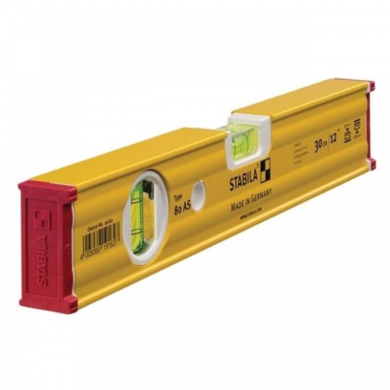 Gulsčiukas sustiprintas su magnetu 40-200cm 80ASM STABILA Gulsčiukas sustiprintas su magnetu 40-200cm 80ASM STABILA