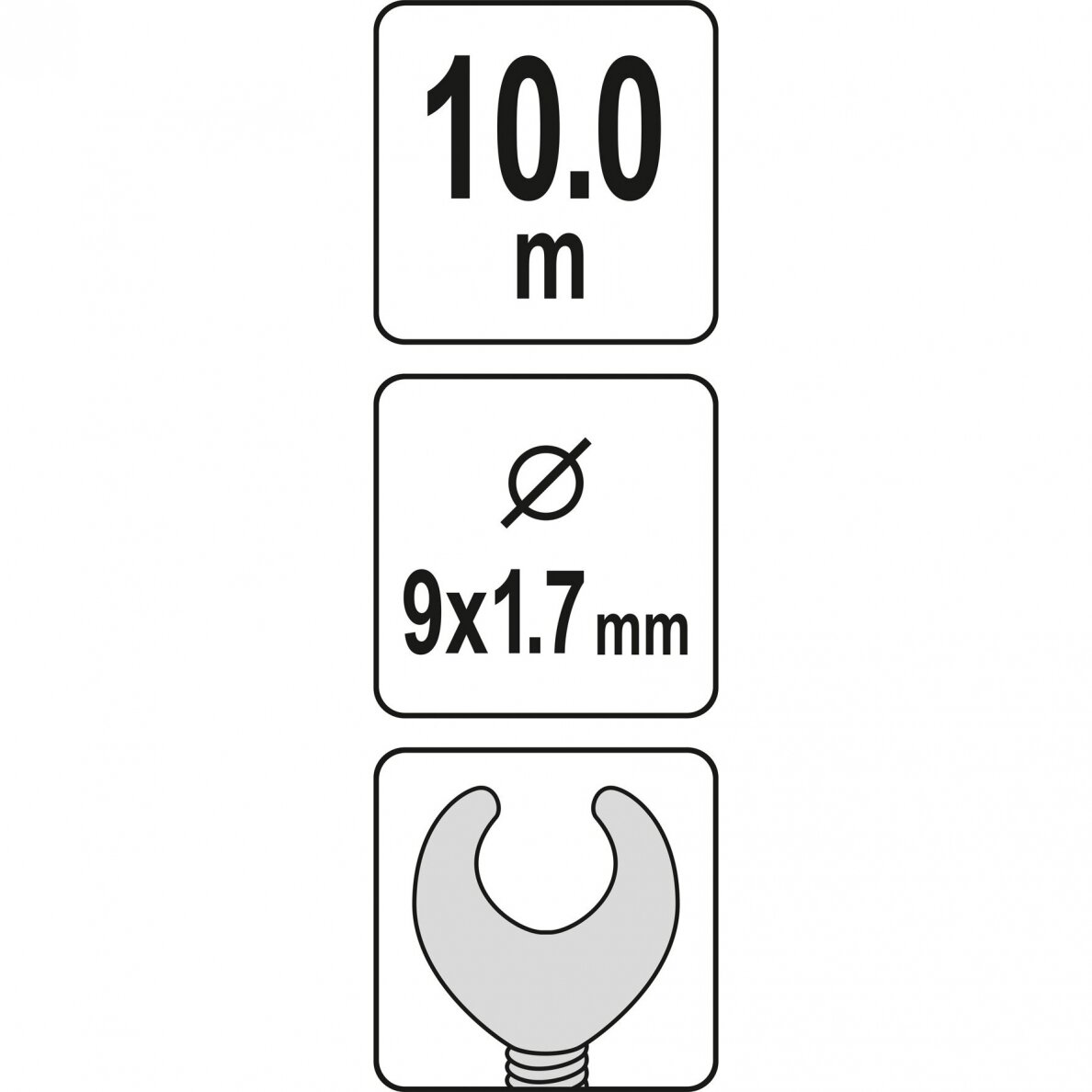 Gyvatukas kanalizacijai Ø6-9mm 3-10m 3
