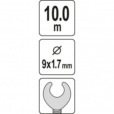 Gyvatukas kanalizacijai Ø6-9mm 3-10m 3