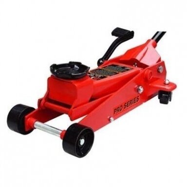 Hidraulinis domkratas su ratukais 3T su pedalu 145-500mm T83502 Hidraulinis domkratas su ratukais 3T su pedalu 145-500mm T83502