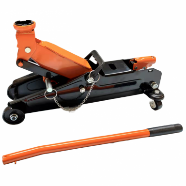 Hidraulinis domkratas su ratukais ir fiksavimo kaiščiu 2.5T 133-387mm T31002S Hidraulinis domkratas su ratukais ir fiksavimo kaiščiu 2.5T 133-387mm T31002S