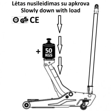 Hidraulinis domkratas 12T 230-460mm 2 Hidraulinis domkratas 12T 230-460mm 2