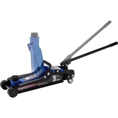 Hidraulinis domkratas su ratukais pažemintas sukama rankena 3T 85-380mm F-T825010 2 Hidraulinis domkratas su ratukais pažemintas sukama rankena 3T 85-380mm F-T825010 2