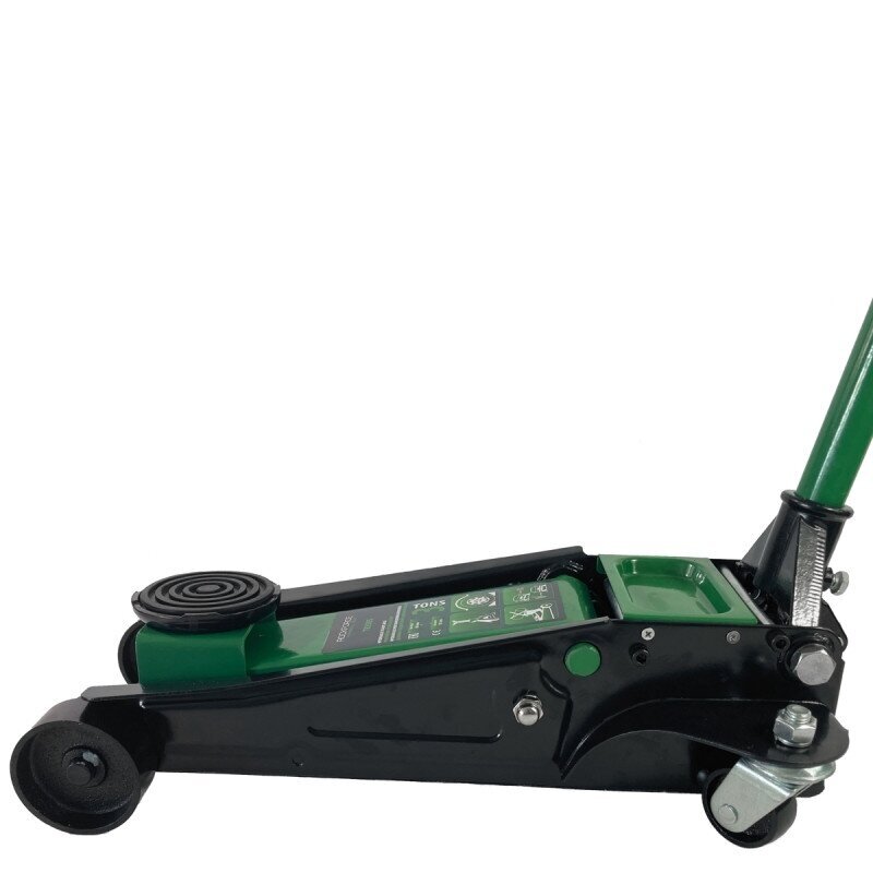 Hidraulinis domkratas su ratukais + apsauginė guma 3T 135-465mm RF-T83505 2