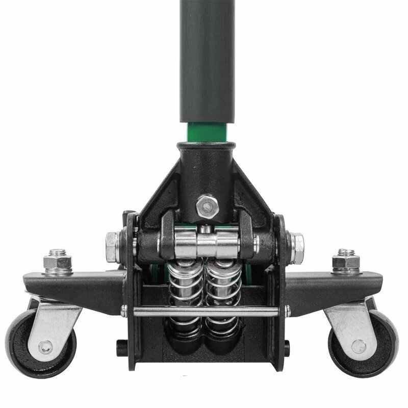 Hidraulinis domkratas su ratukais pažemintas greito pakėlimo + apsauginė guma 3T 75-510mm RF-T830018 2
