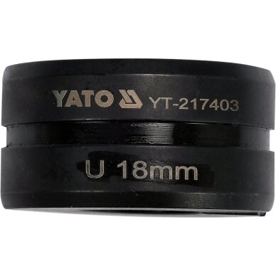 Indėklas matrica U 18mm presavimo replėms 1 Indėklas matrica U 18mm presavimo replėms 1