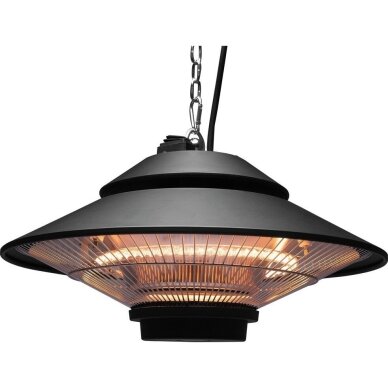 Infraraudonųjų spindulių šildytuvas pakabinamas su distanciniu valdymu 1.5kW YT-99501 4