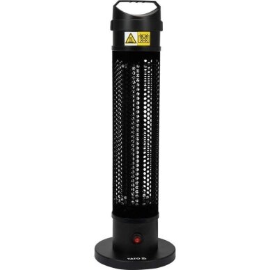 Infraraudonųjų spindulių šildytuvas pastatomas su distanciniu valdymu 0.8kW YT-99520 Infraraudonųjų spindulių šildytuvas pastatomas su distanciniu valdymu 0.8kW YT-99520