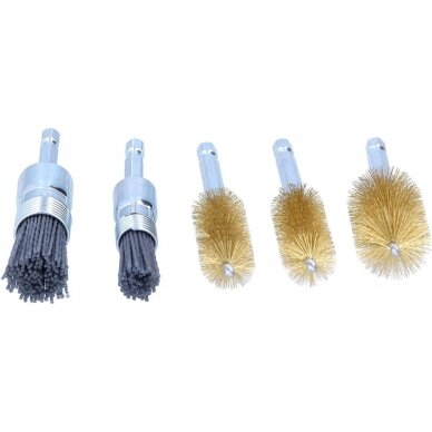 Purkštukų lizdų valymo rinkinys 14vnt. KD10048 4 Purkštukų lizdų valymo rinkinys 14vnt. KD10048 4