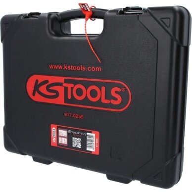 Įrankių rinkinys 255vnt. 1/4" 3/8" 1/2" KsTools 3 Įrankių rinkinys 255vnt. 1/4" 3/8" 1/2" KsTools 3