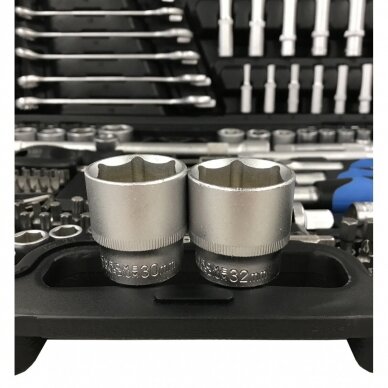 Įrankių rinkinys su veržliarakčiais 216vnt. 1/4" 3/8" 1/2" 6br. star 4 Įrankių rinkinys su veržliarakčiais 216vnt. 1/4" 3/8" 1/2" 6br. star 4