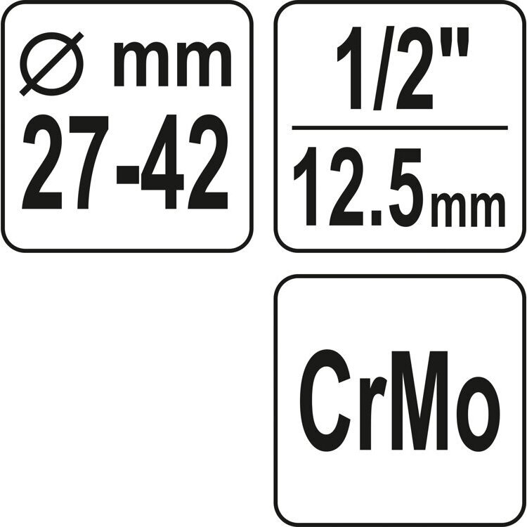 Įrankis vairo ašiai/traukei atsukti 27-42mm 2 Įrankis vairo ašiai/traukei atsukti 27-42mm 2