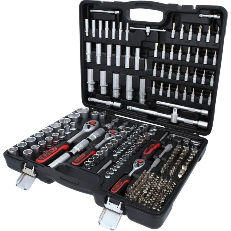 Įrankių rinkinys 255vnt. 1/4" 3/8" 1/2" KsTools 1 Įrankių rinkinys 255vnt. 1/4" 3/8" 1/2" KsTools 1