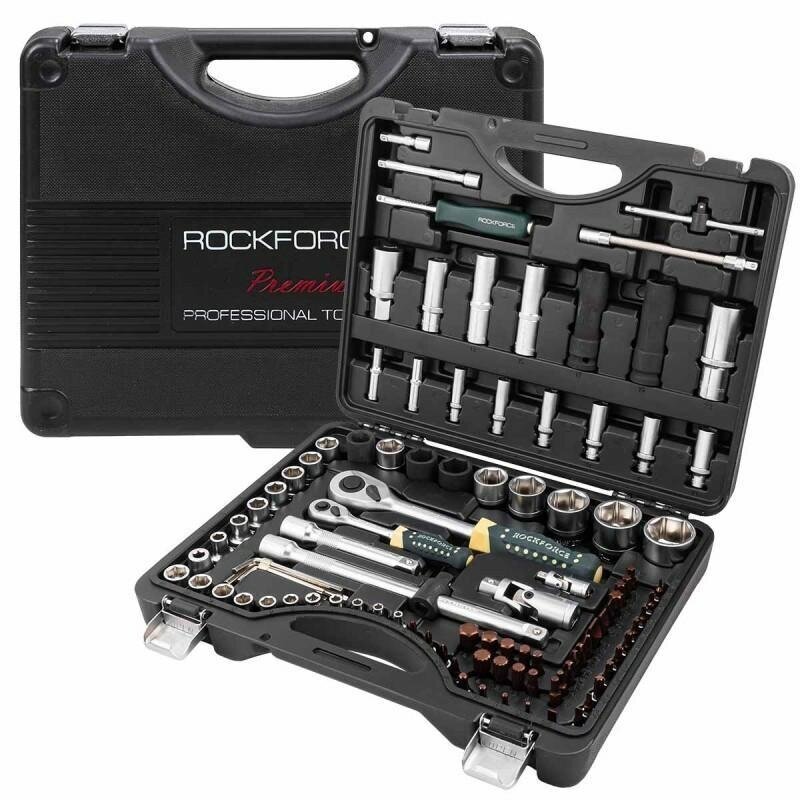 Įrankių rinkinys 94+6vnt. 1/4" 1/2" 6br. 1