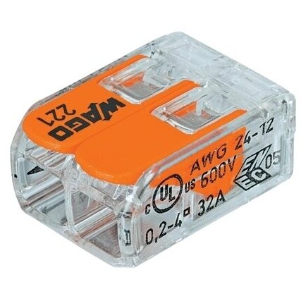 Jungtis WAGO 2x0.2-4mm2