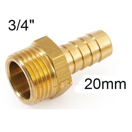 Jungtis žalvarinė 3/4"-20mm