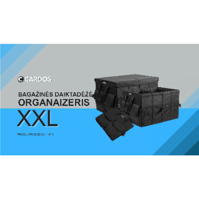 K2 Bagažinės daiktadėže - organaizeris 5
