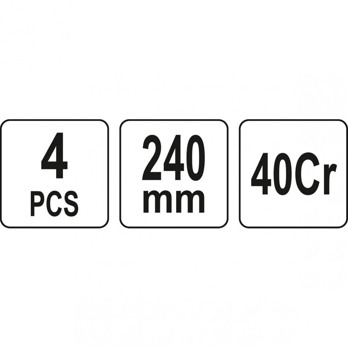 Kabliukų rinkinys ilgų L-245mm 4vnt. 3 Kabliukų rinkinys ilgų L-245mm 4vnt. 3