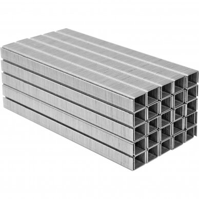 Kabės pneumatiniam kabiamūšiui 10x13mm 0.95mm 7500vnt. Kabės pneumatiniam kabiamūšiui 10x13mm 0.95mm 7500vnt.