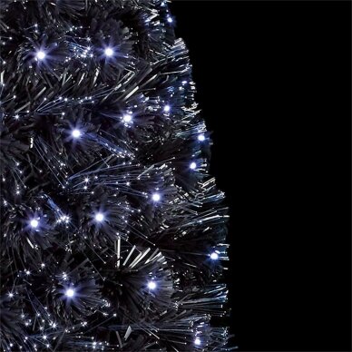 Kalėdinė eglutė LED su fibra balta 210cm 1 Kalėdinė eglutė LED su fibra balta 210cm 1