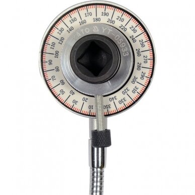 Kampinis matuoklis su spaustuku 1/2" YT-05933 1 Kampinis matuoklis su spaustuku 1/2" YT-05933 1