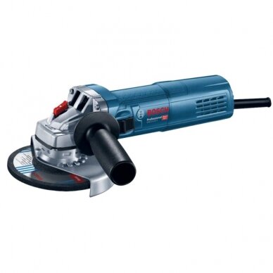 Kampinis šlifuoklis reguliuojamomis apsukomis 900W BOSCH GWS 9-125 S Kampinis šlifuoklis reguliuojamomis apsukomis 900W BOSCH GWS 9-125 S