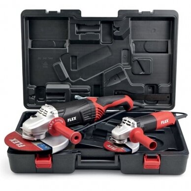 Kampinių šlifuoklių rinkinys FLEX L2200+L1001 Kampinių šlifuoklių rinkinys FLEX L2200+L1001