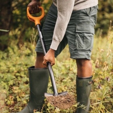 Kastuvas lenktu kotu smailus FISKARS Solid Metal L-1170mm 4