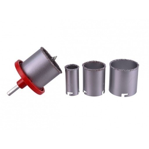 Karūna plytelėms 33mm 53mm 67mm 73mm 4vnt. S0550/1 Karūna plytelėms 33mm 53mm 67mm 73mm 4vnt. S0550/1