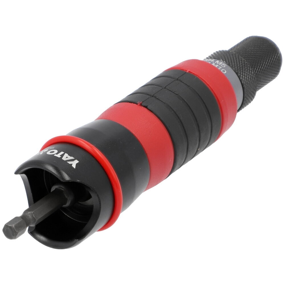 Kniediklis – adapteris suktukui srieginėms kniedėms M3-M10 YT-36191 4 Kniediklis – adapteris suktukui srieginėms kniedėms M3-M10 YT-36191 4