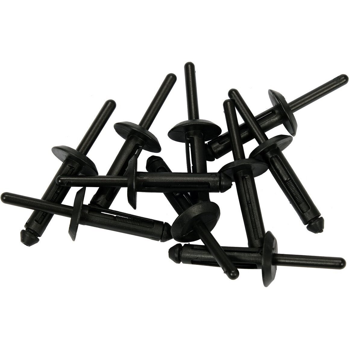 Kniedės plastikinės 5-6.6x15.8-25.2mm 10vnt. 2