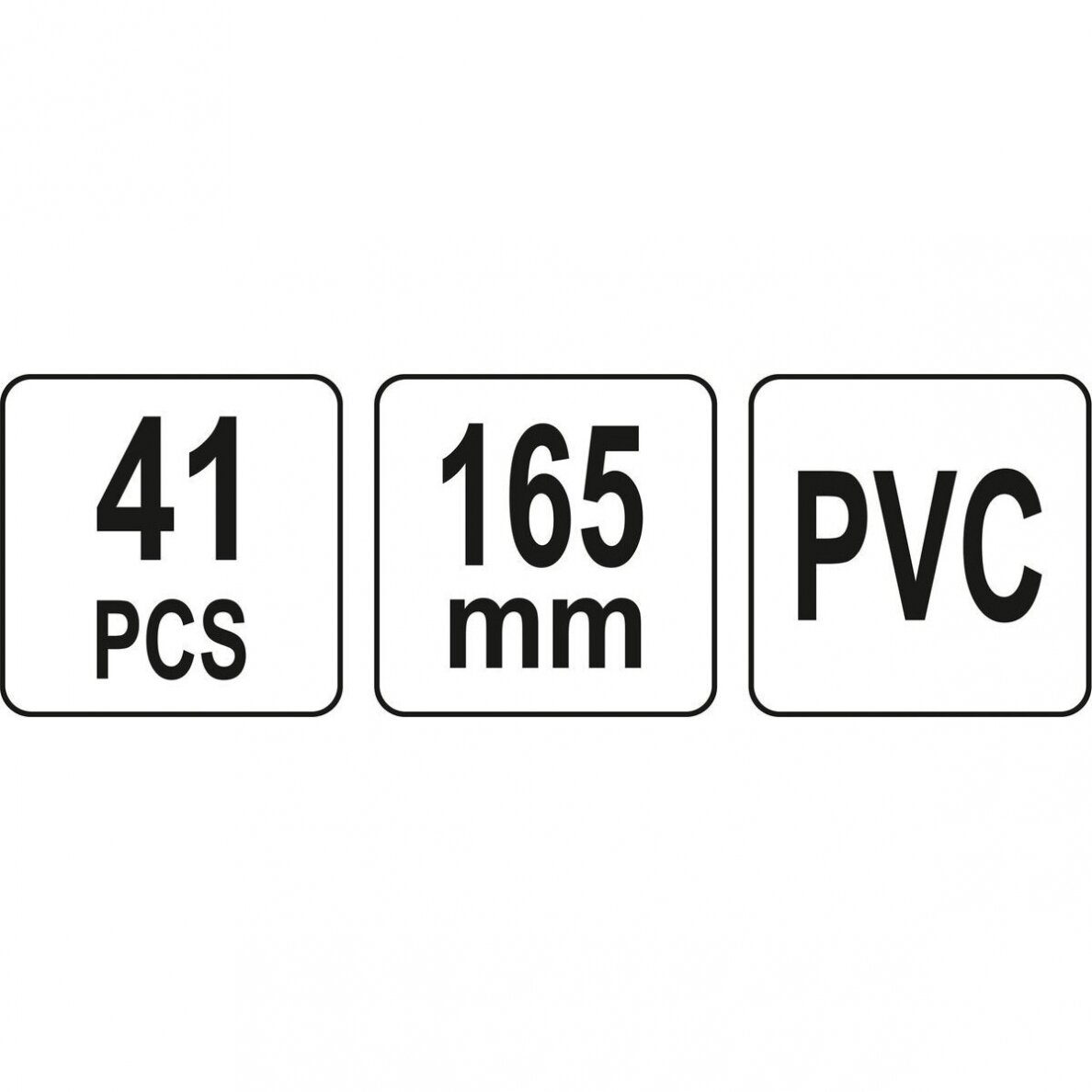 Kniediklis plastikinėms kniedėms 41vnt. YATO 2 Kniediklis plastikinėms kniedėms 41vnt. YATO 2