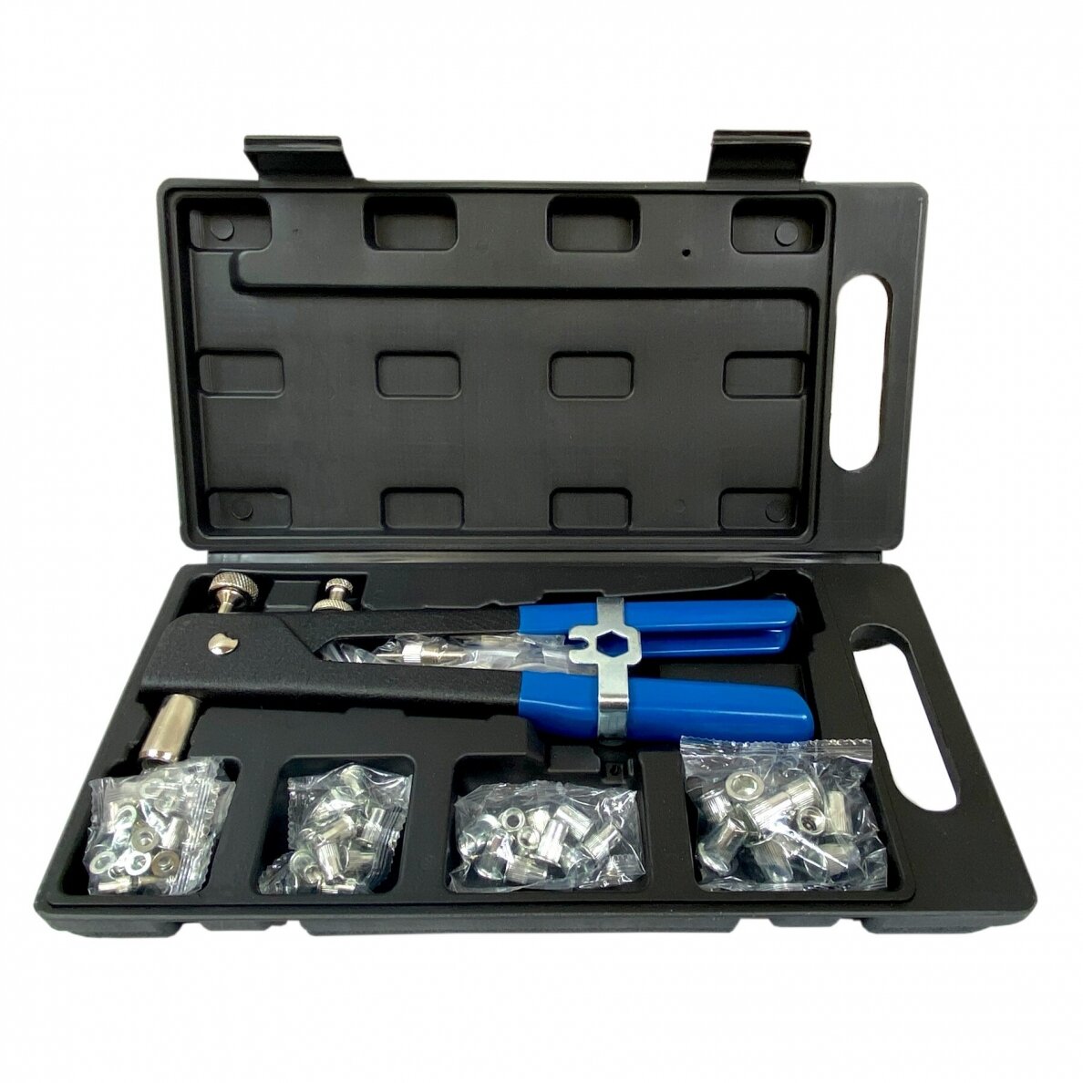 Kniediklis srieginėms kniedėms SILVER M3/M5/M6/M8 106vnt. S10559 Kniediklis srieginėms kniedėms SILVER M3/M5/M6/M8 106vnt. S10559