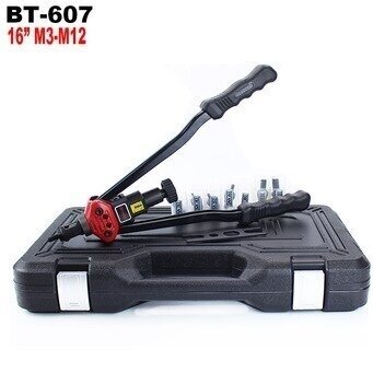 Kniediklis srieginėms kniedėms L-410mm M3/M4/M5/M6/M8/M10/M12 (BT-607) 4 Kniediklis srieginėms kniedėms L-410mm M3/M4/M5/M6/M8/M10/M12 (BT-607) 4