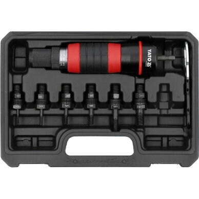 Kniediklis – adapteris suktukui srieginėms kniedėms M3-M10 YT-36191 1