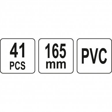 Kniediklis plastikinėms kniedėms 41vnt. YATO 2