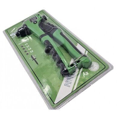 Kniediklis plieninėms ir nerūdijančio plieno kniedėms L-200mm 2.4-4.8mm 3 Kniediklis plieninėms ir nerūdijančio plieno kniedėms L-200mm 2.4-4.8mm 3