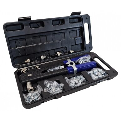 Kniediklis srieginėms kniedėms M4/M5/M6/M8 85vnt. 2 Kniediklis srieginėms kniedėms M4/M5/M6/M8 85vnt. 2