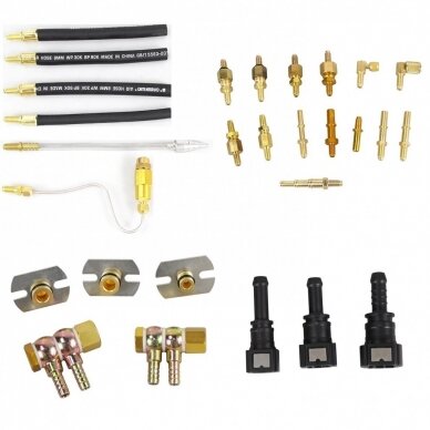 Kuro sistemos valymo/testavimo rinkinys 35vnt. 1 Kuro sistemos valymo/testavimo rinkinys 35vnt. 1