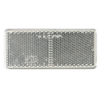 Atšvaitas klijuojamas stačiakampis 69x31.50mm (baltas/raudonas/oranžinis) 1 Atšvaitas klijuojamas stačiakampis 69x31.50mm (baltas/raudonas/oranžinis) 1