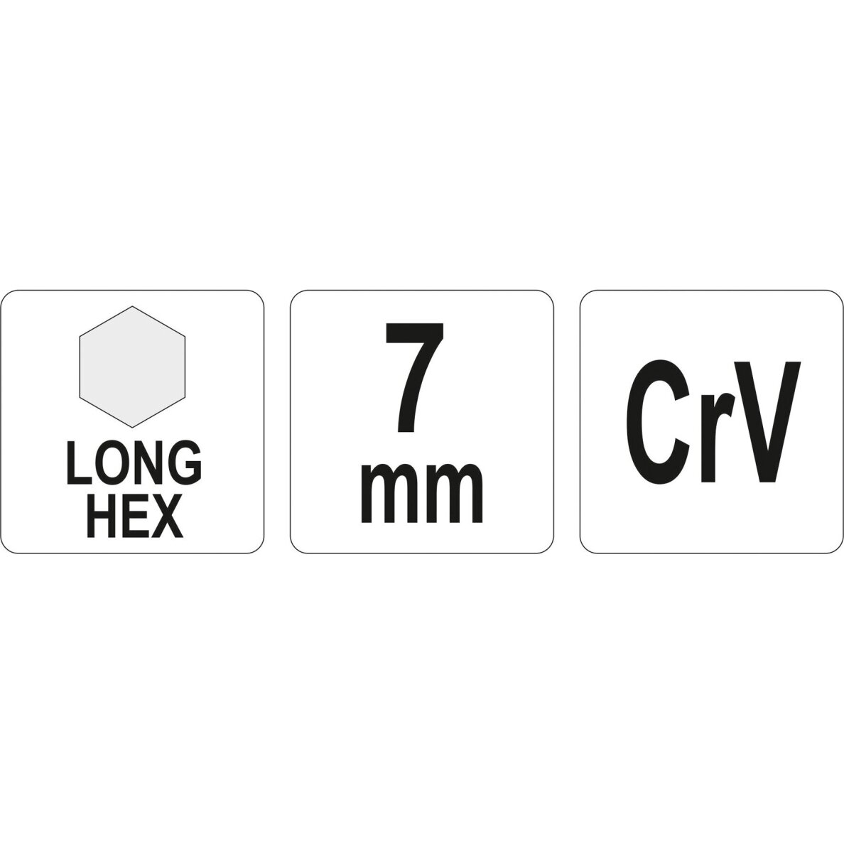 L tipo raktas | ilgas | hex šešiakampis | 7,0 mm 1 L tipo raktas | ilgas | hex šešiakampis | 7,0 mm 1